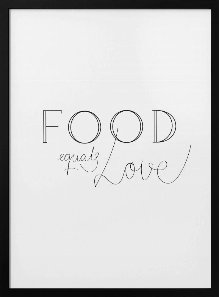Food is Love | Poster