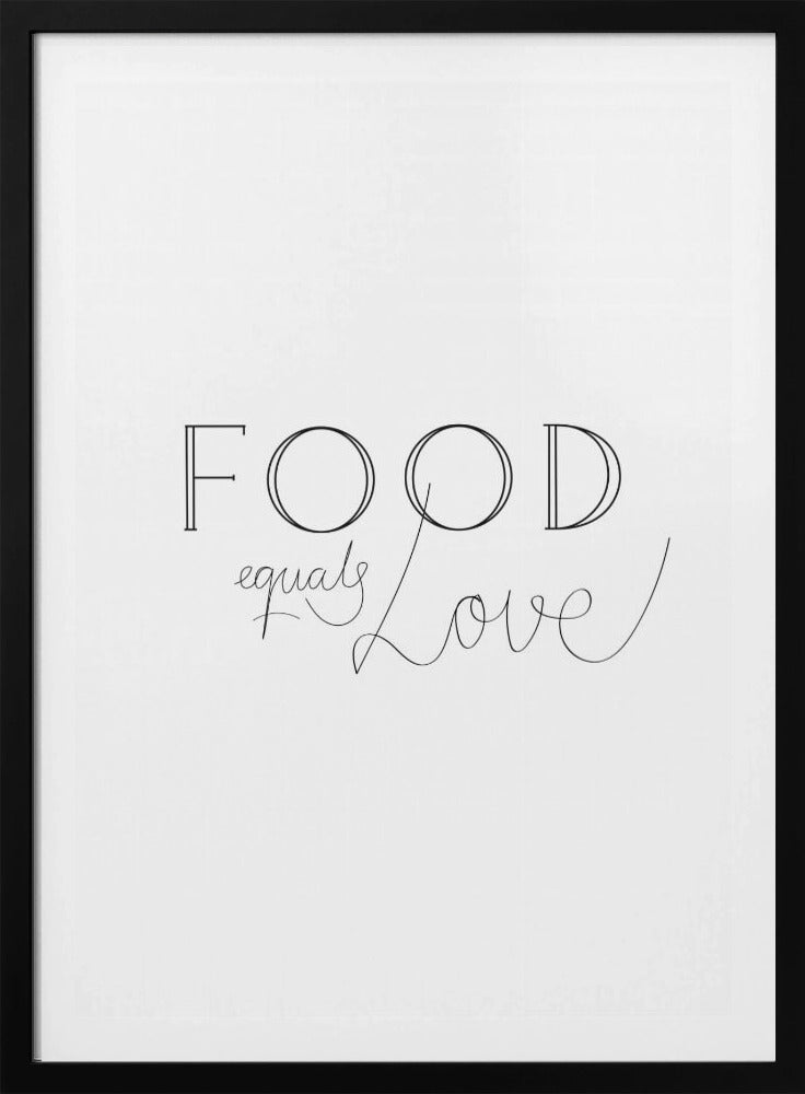 Food is Love | Poster