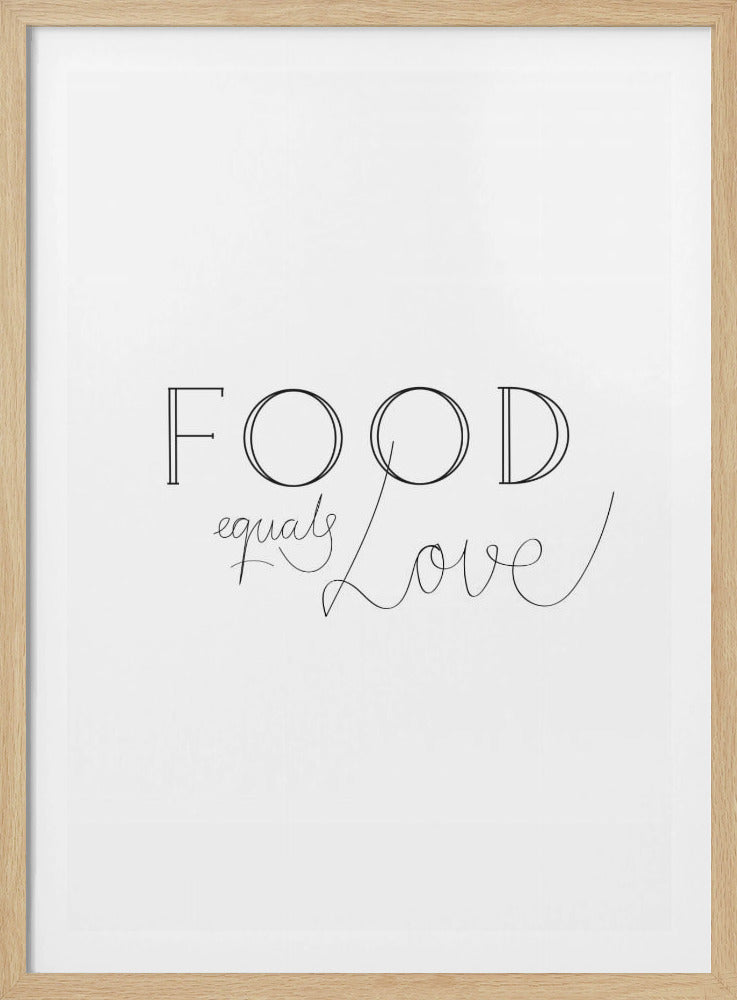 Food is Love | Poster