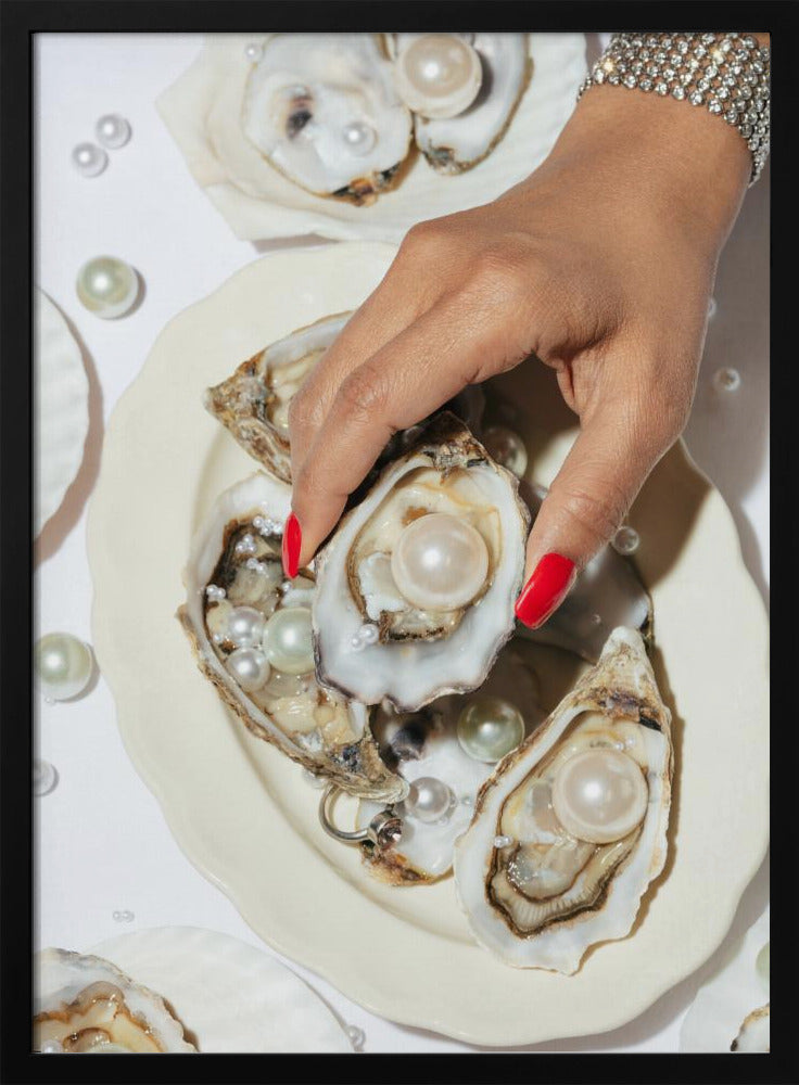 Oysters & Pearls No 02 | Poster