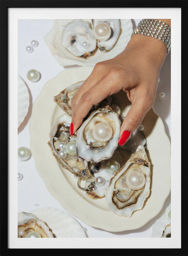 Oysters & Pearls No 02 | Poster