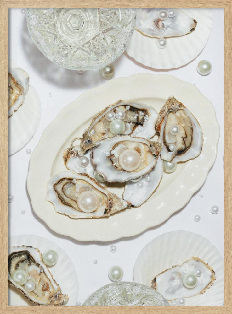 Oysters & Pearls No 03 | Poster