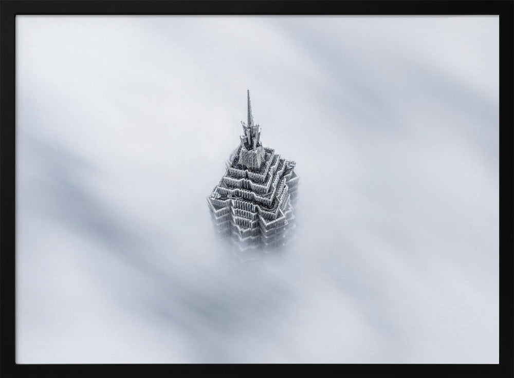 Shanghai Jinmao Tower in Clouds | Poster