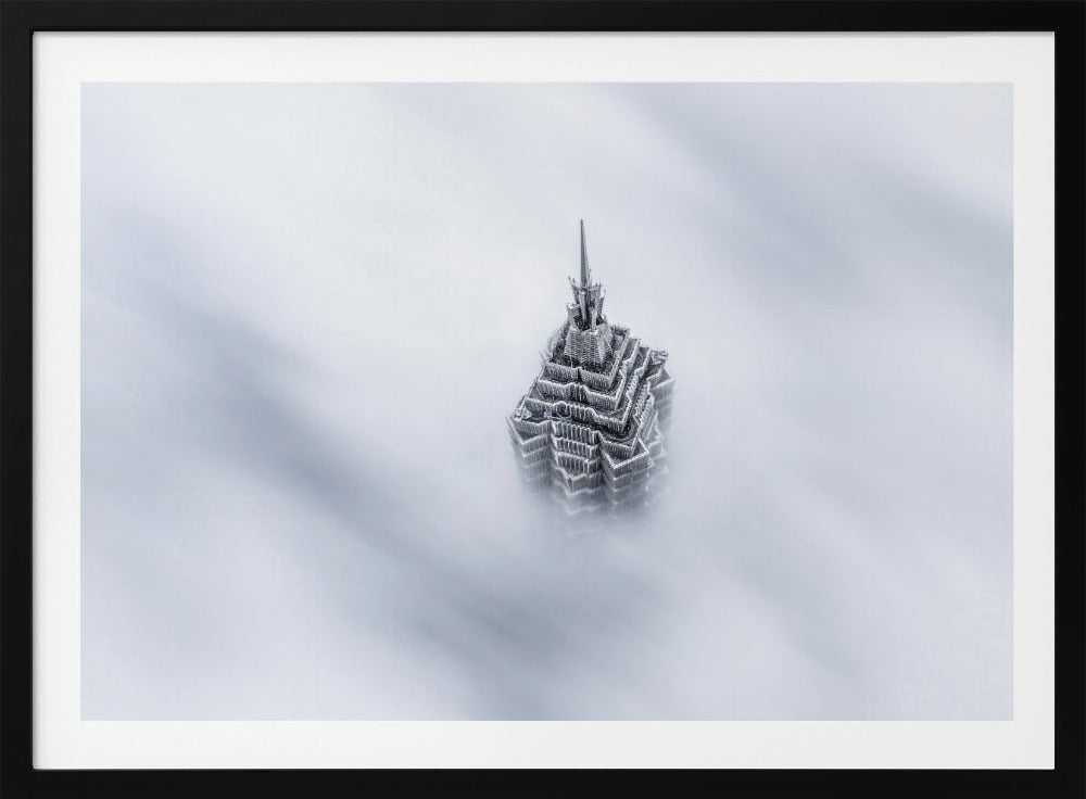 Shanghai Jinmao Tower in Clouds | Poster