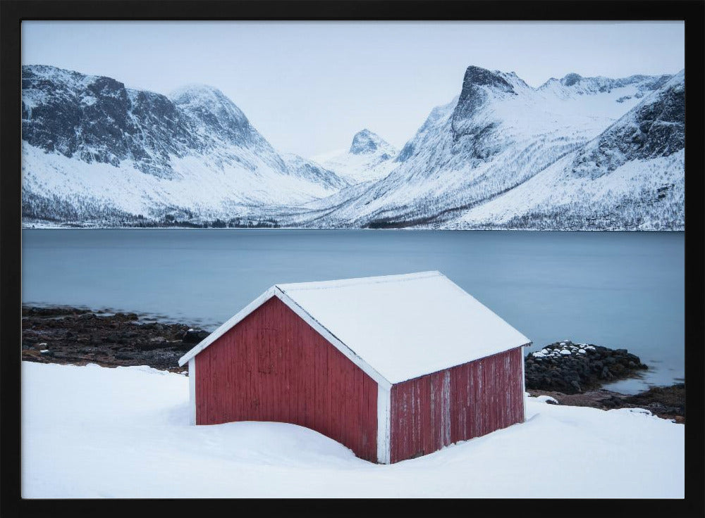 Red hut | Poster