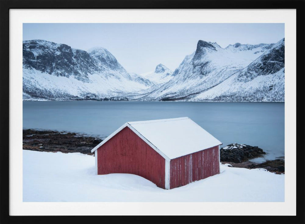 Red hut | Poster