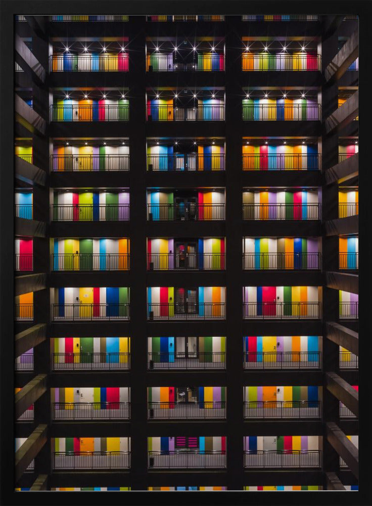 Colorful building | Poster