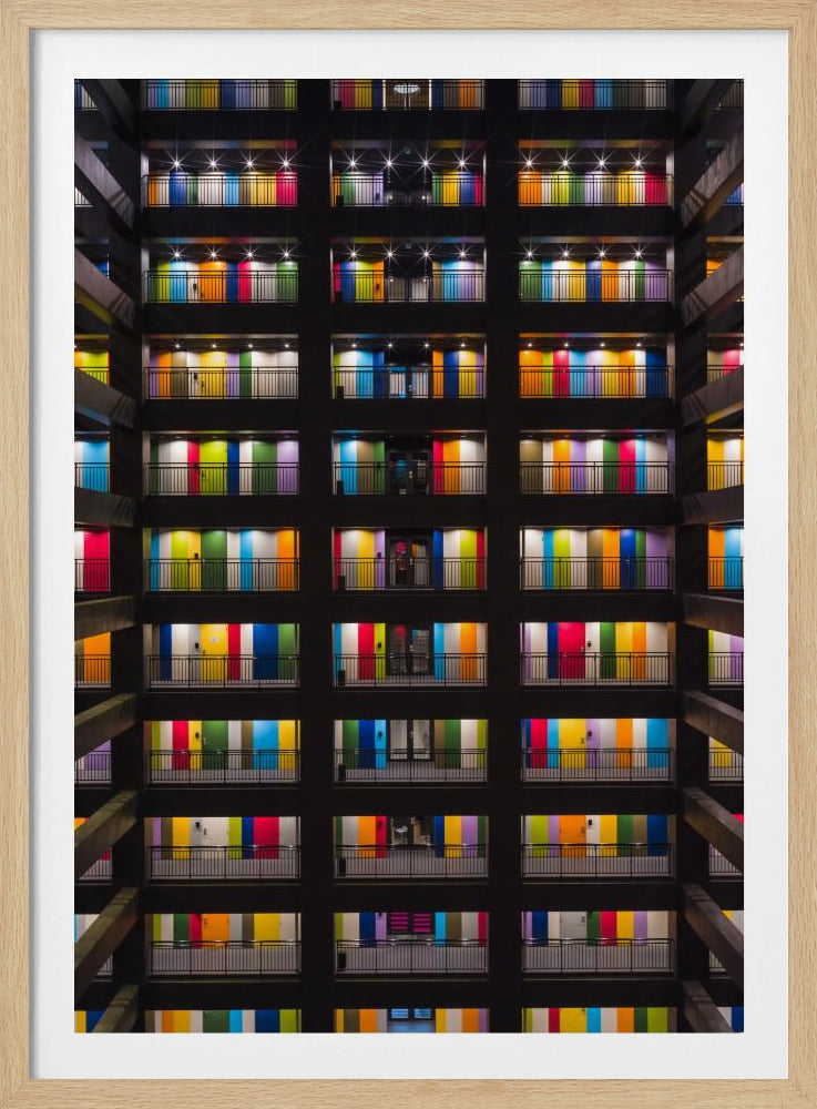 Colorful building | Poster