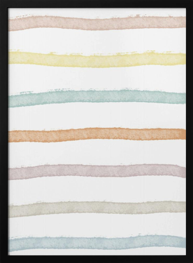 Pastel Horizon Lines | Poster
