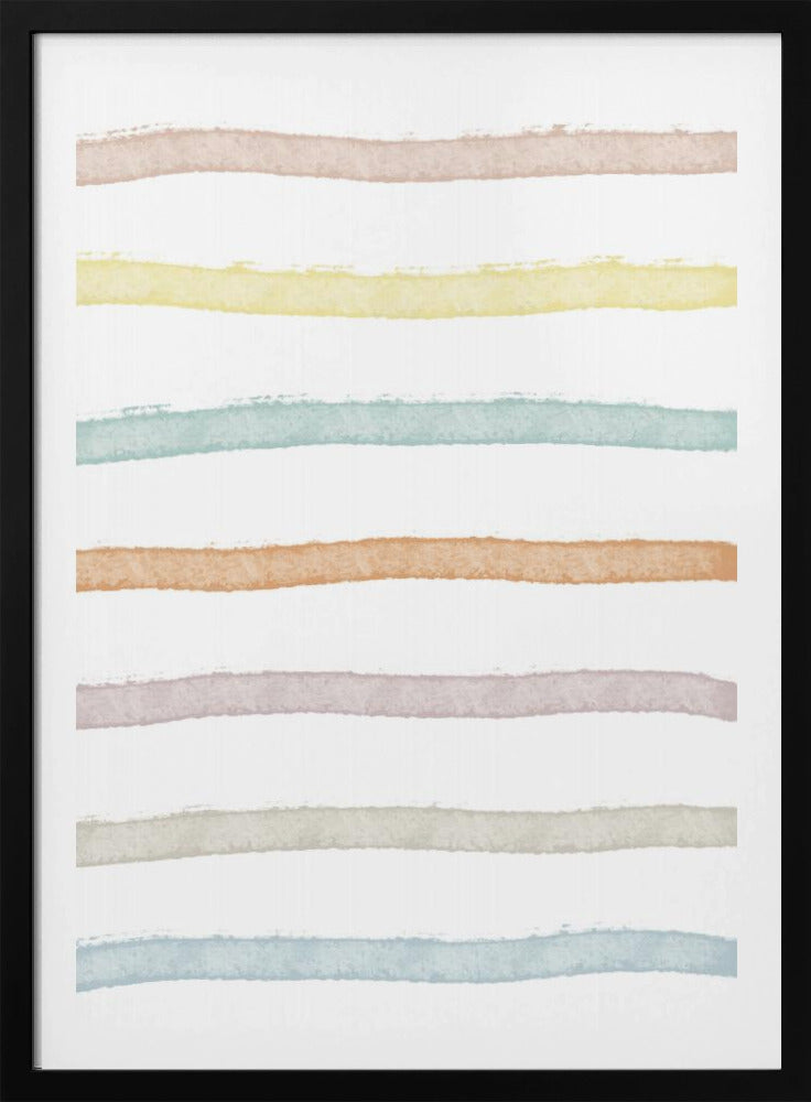 Pastel Horizon Lines | Poster