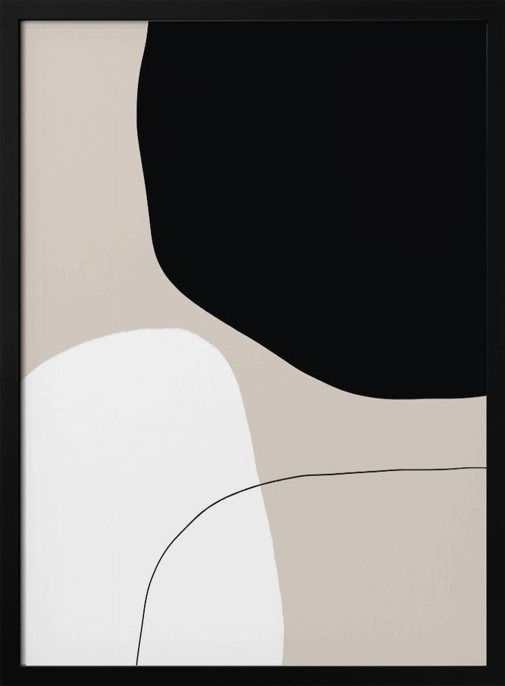 Monochrome Shapes | Poster
