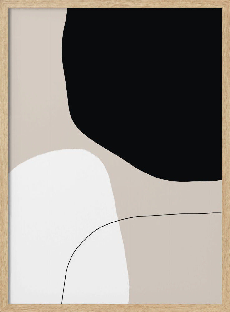 Monochrome Shapes | Poster