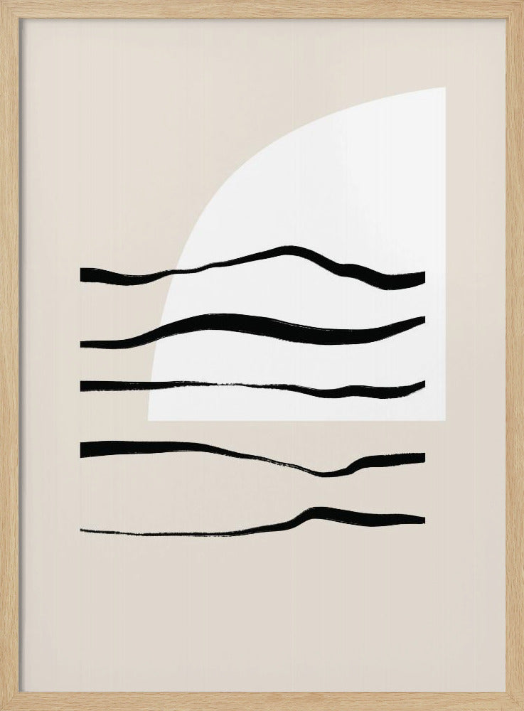 Curved Lines & Light | Poster