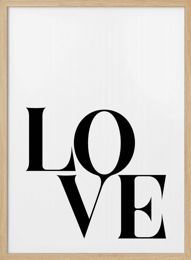 Bold Love Typography | Poster