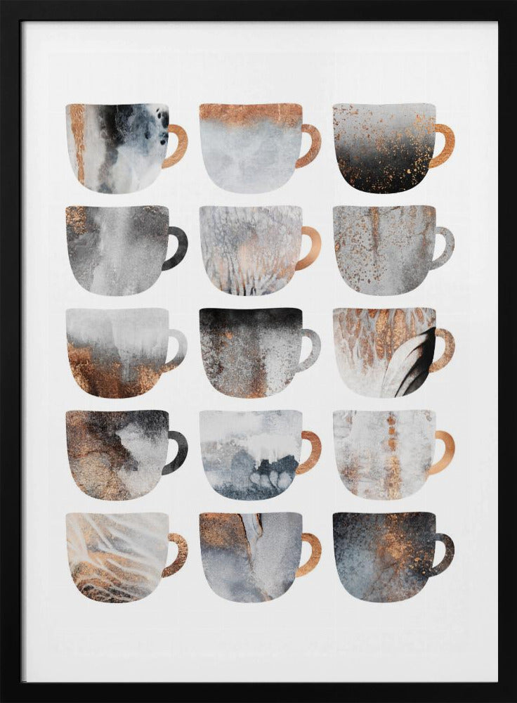 Dreamy Coffee Cups | Poster