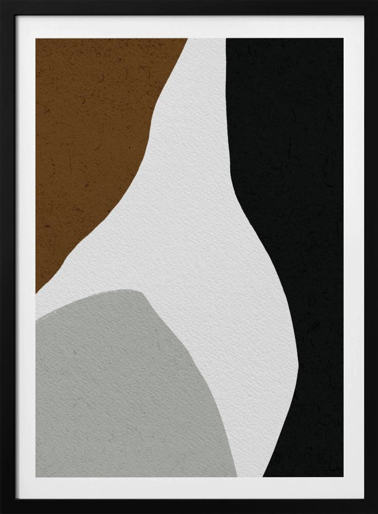 Organic Shapes and a Minimalistic Color Palette | Poster