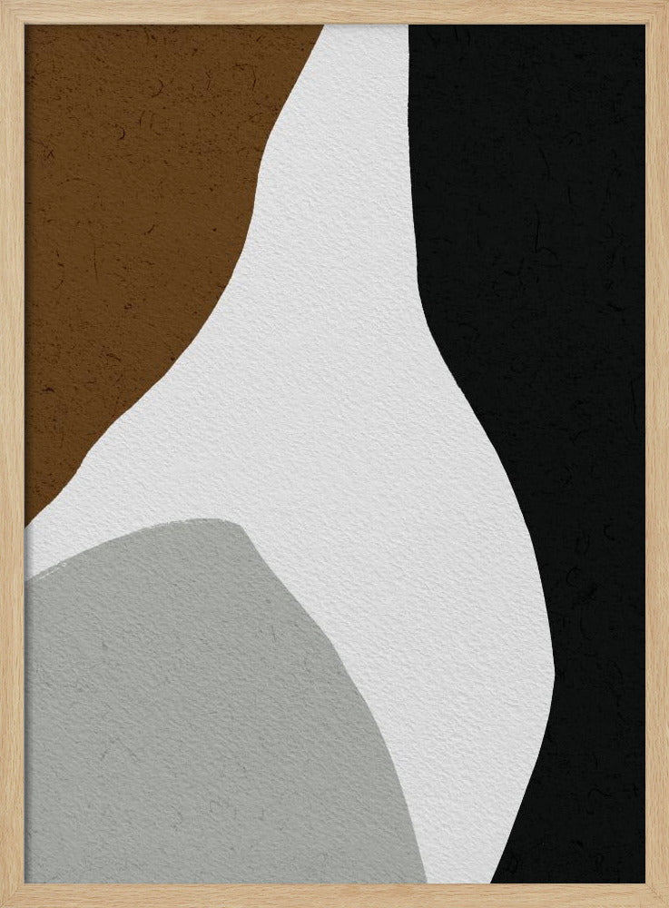 Organic Shapes and a Minimalistic Color Palette | Poster