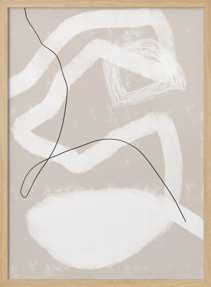 Organic Lines And Shapes | Poster