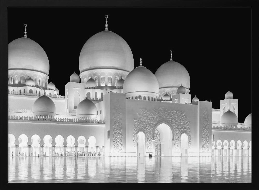 Light of Abu Dhabi Grand Mosque | Poster