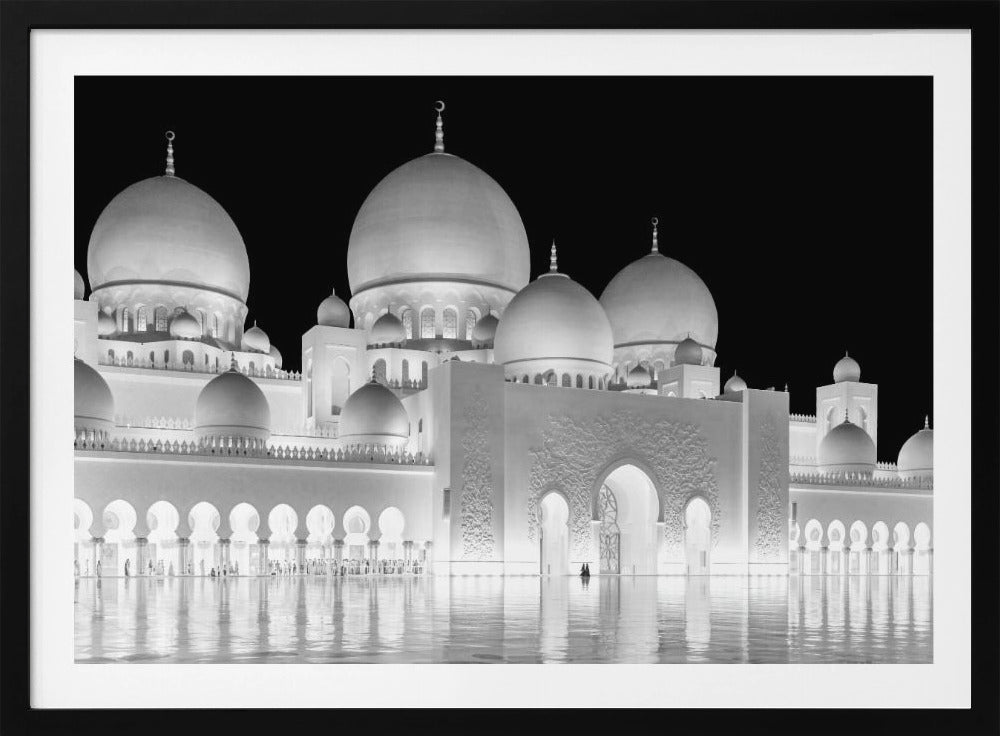 Light of Abu Dhabi Grand Mosque | Poster