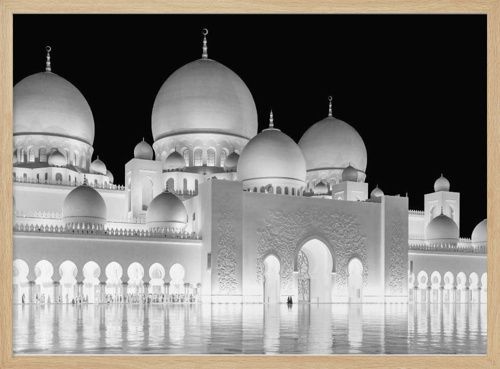 Light of Abu Dhabi Grand Mosque | Poster