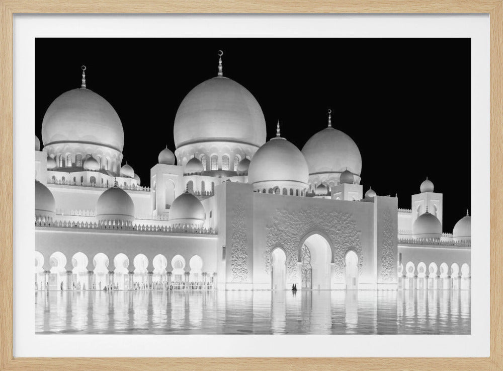 Light of Abu Dhabi Grand Mosque | Poster