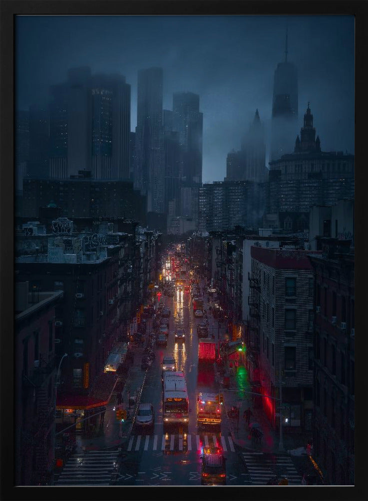 Raining China Town | Poster