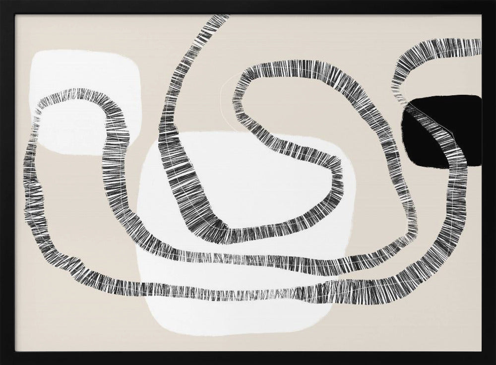 Bold Lines And Geometric Forms | Poster