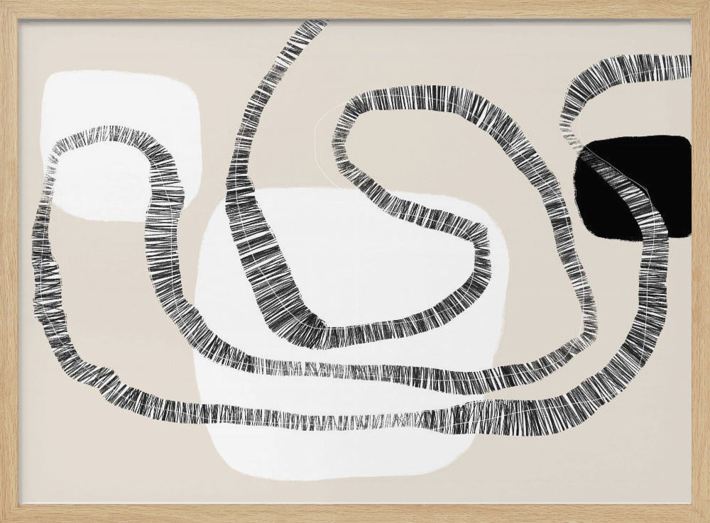 Bold Lines And Geometric Forms | Poster