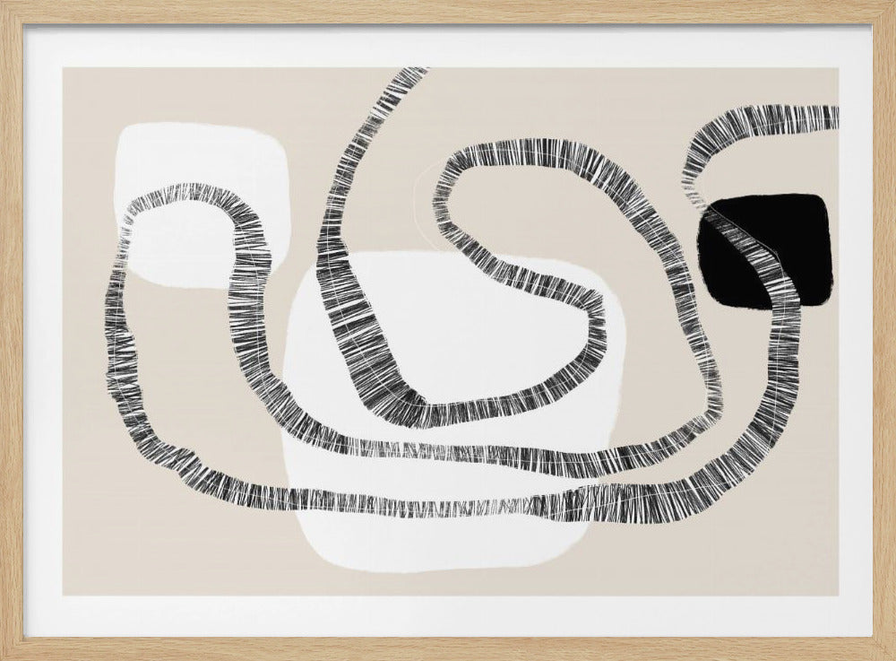 Bold Lines And Geometric Forms | Poster