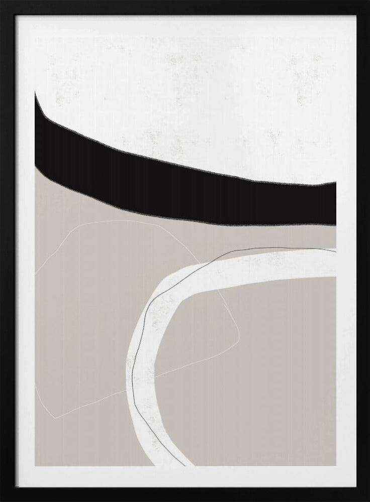 Black And White Shapes | Poster