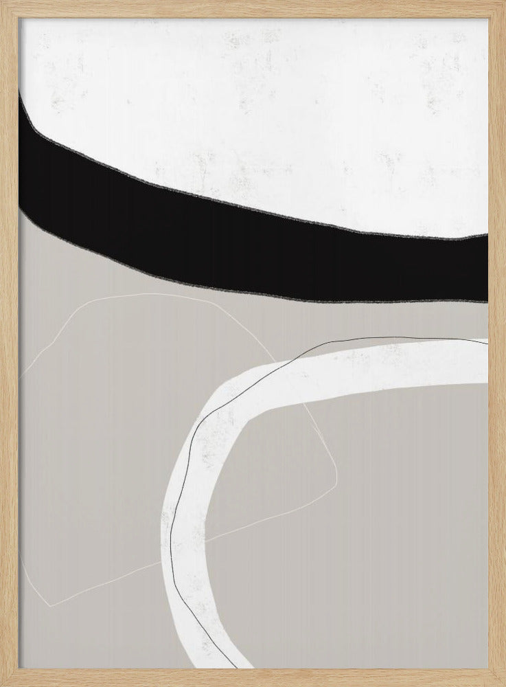 Black And White Shapes | Poster