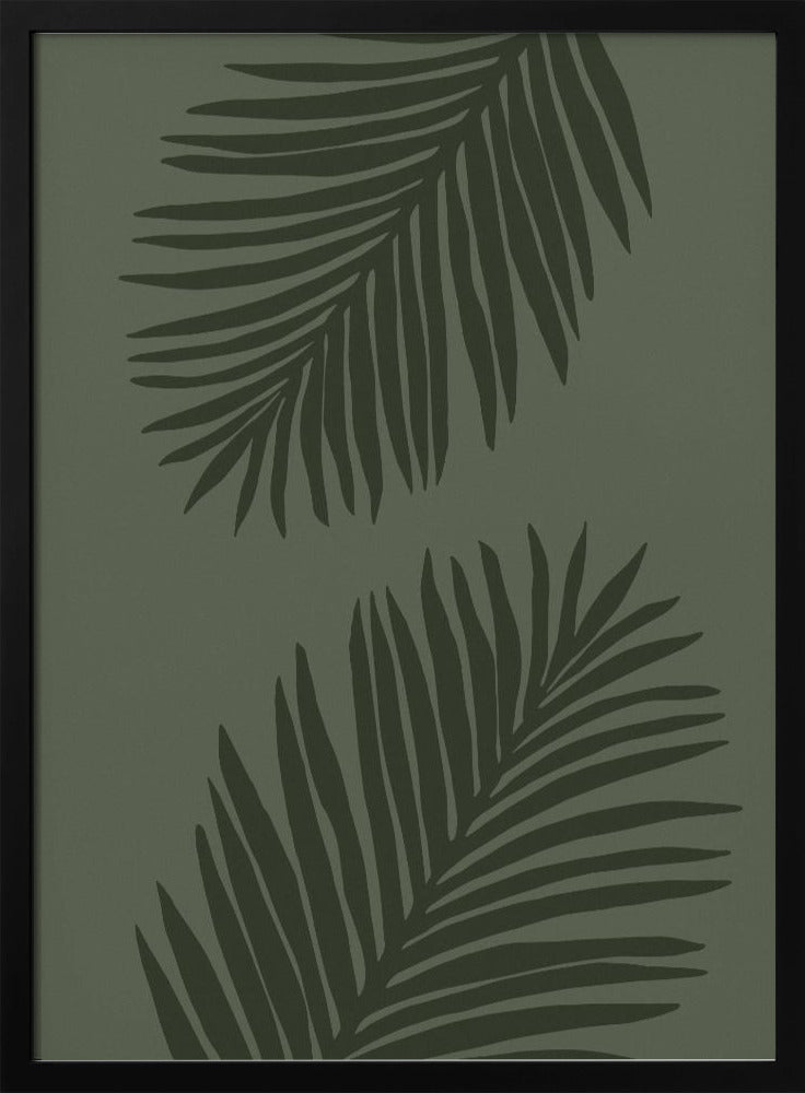 PALM LEAF 05 ALL GREEN | Poster