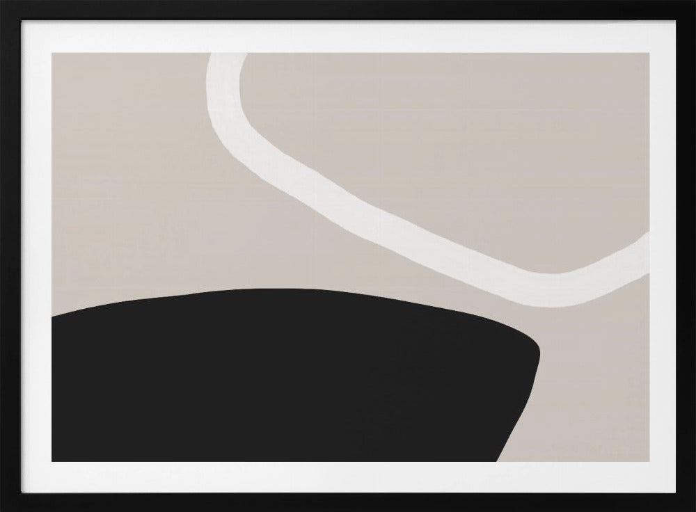 Black And White Forms | Poster