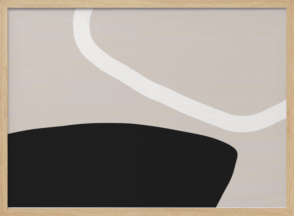 Black And White Forms | Poster