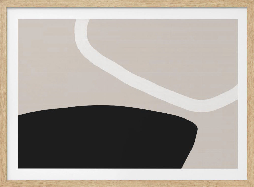 Black And White Forms | Poster