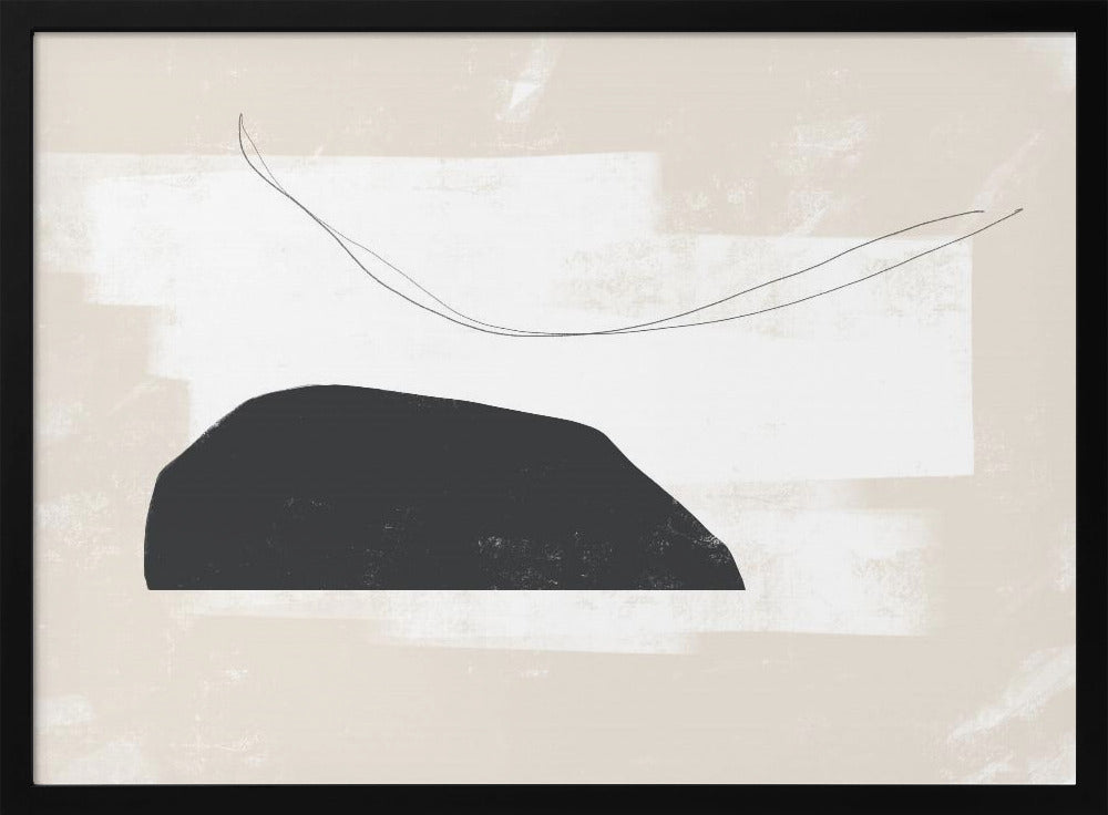 Black Geometric Shapes | Poster