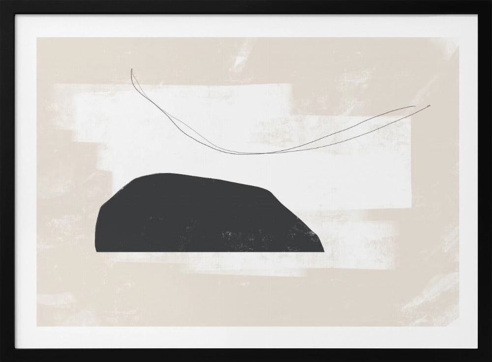 Black Geometric Shapes | Poster