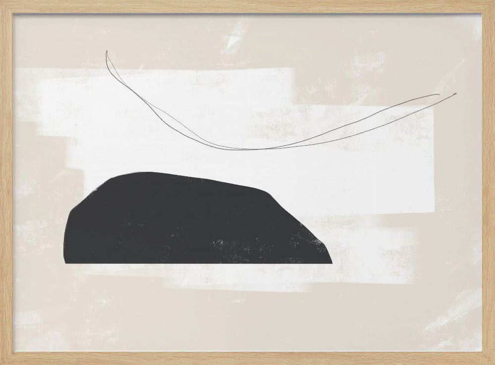 Black Geometric Shapes | Poster