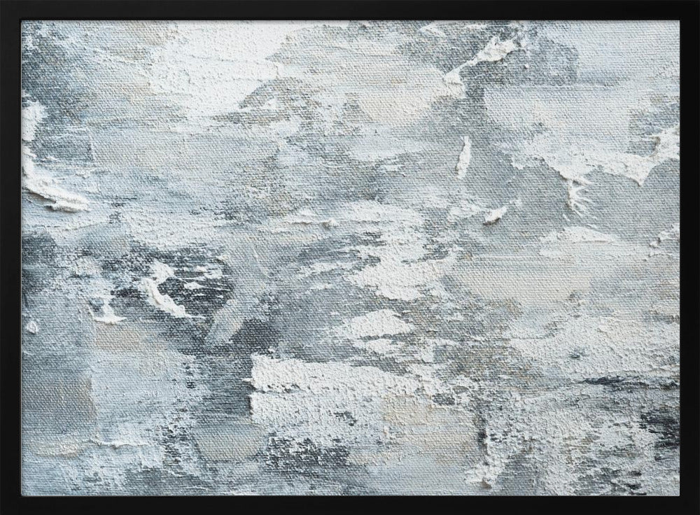 Cool Gray And White Tones | Poster