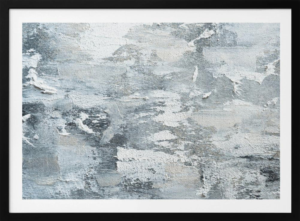 Cool Gray And White Tones | Poster