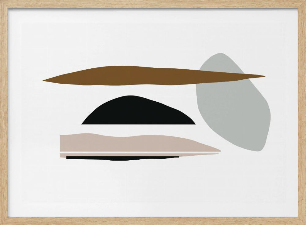 Organic Shapes And Earthy Tones | Poster