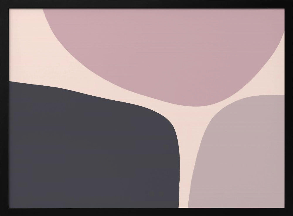 Organic Shapes In Muted Tones | Poster