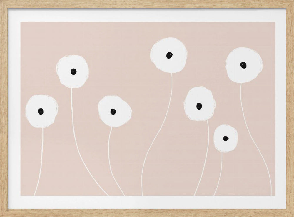 Scandi Flowers | Poster