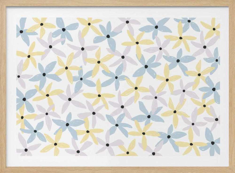 Colorful Playful Flowers | Poster