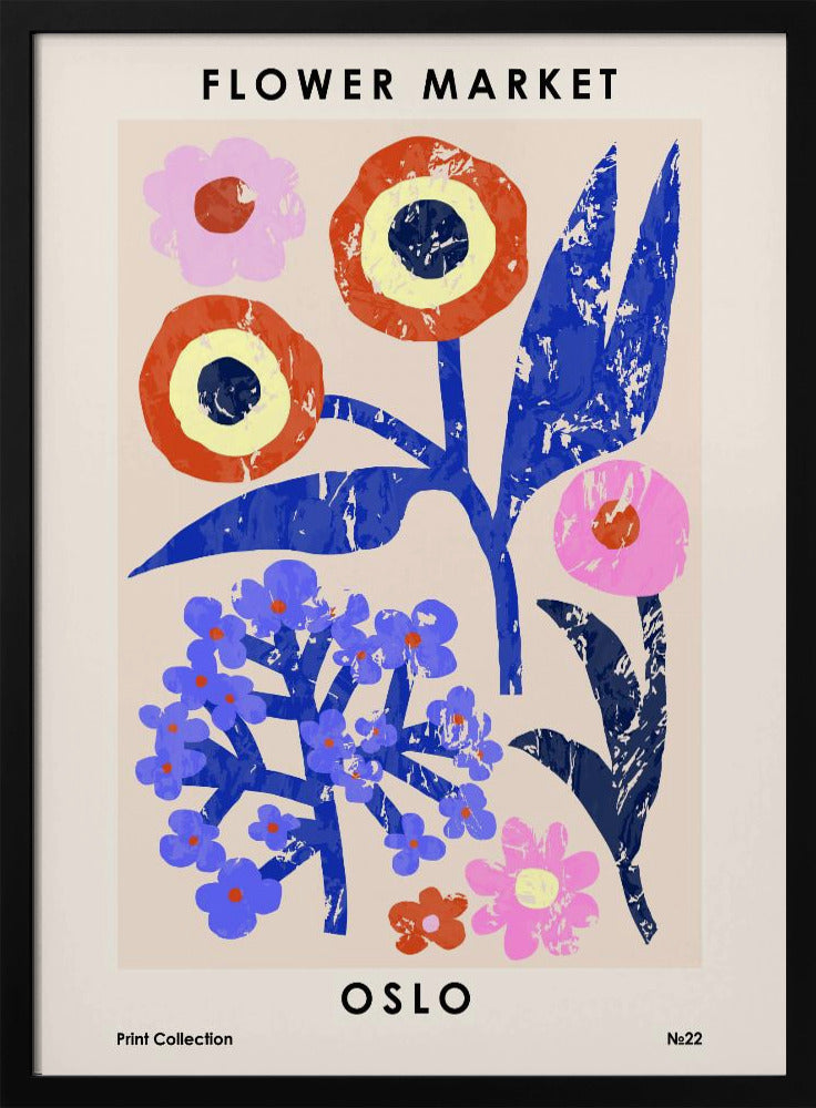 Flower Market. Oslo | Poster