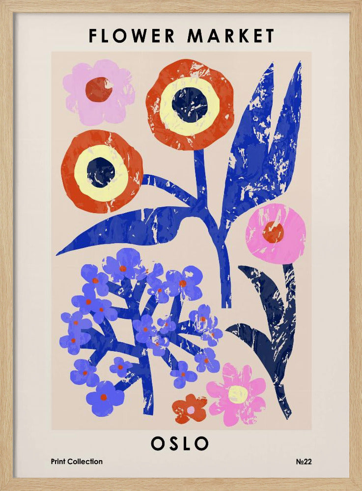 Flower Market. Oslo | Poster
