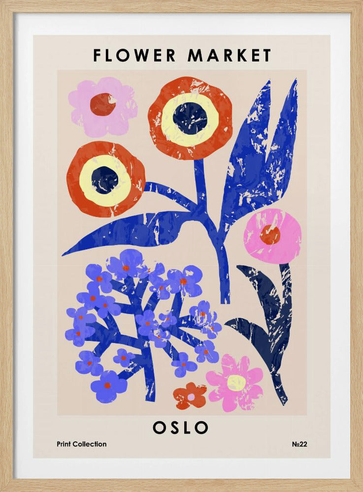 Flower Market. Oslo | Poster