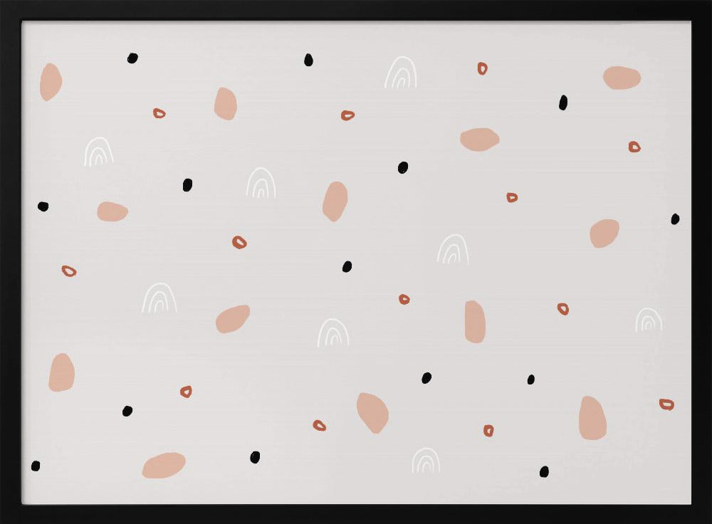 Scattered Organic Shapes | Poster