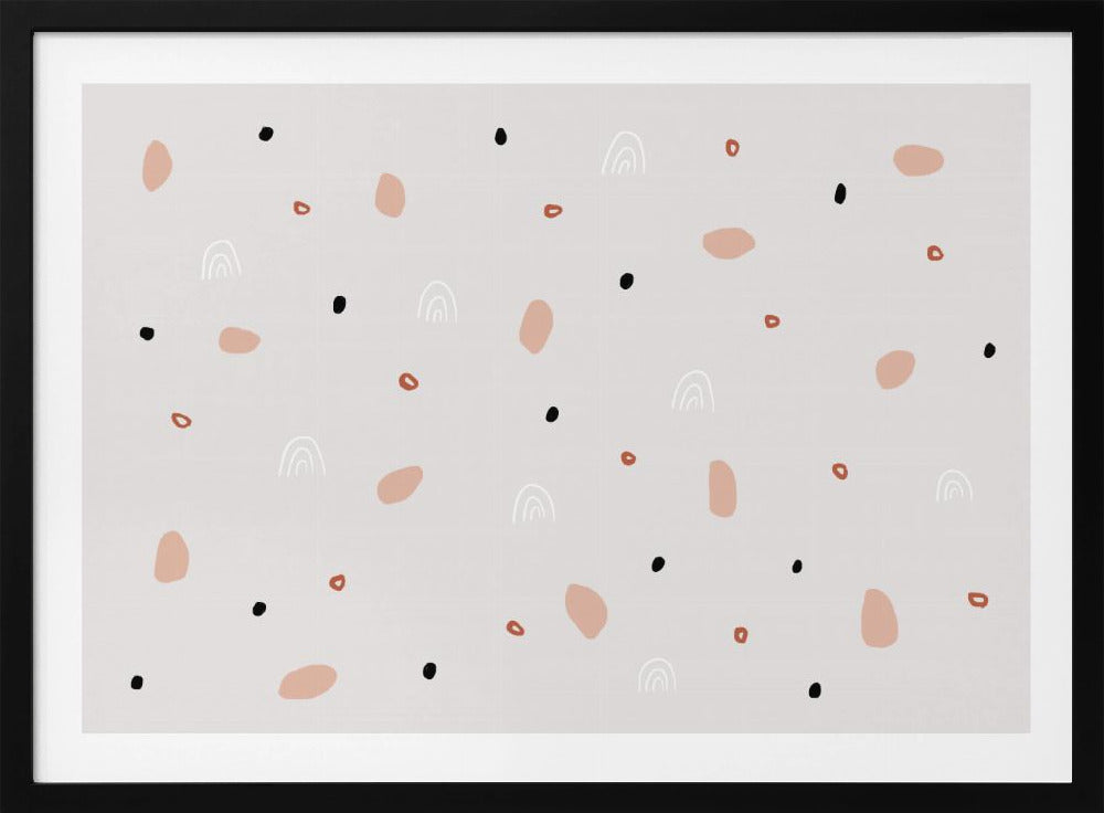 Scattered Organic Shapes | Poster